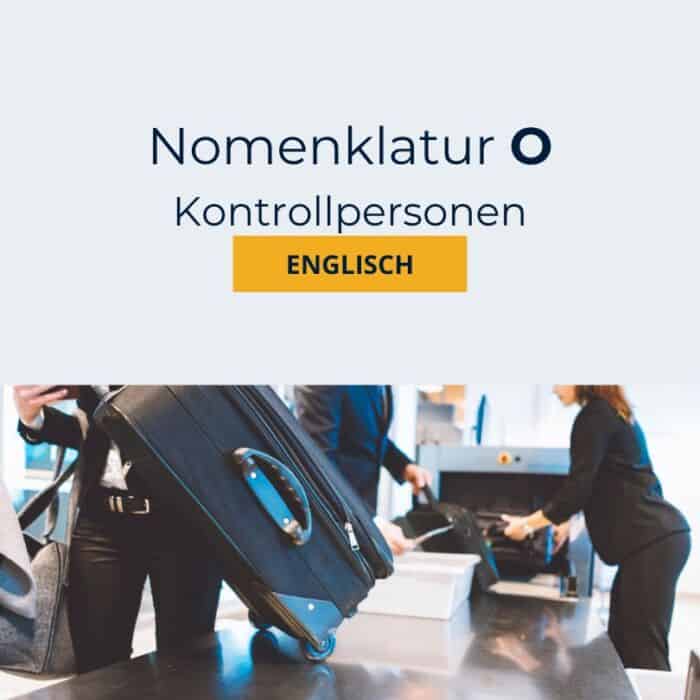WBT Nomenklatur O in Englisch