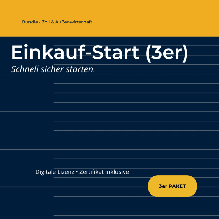 Bundle: Einkauf-Start [Digital]
