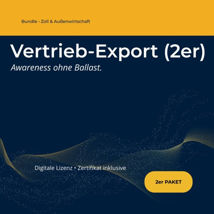 Bundle: Vertrieb-Export [Digital]