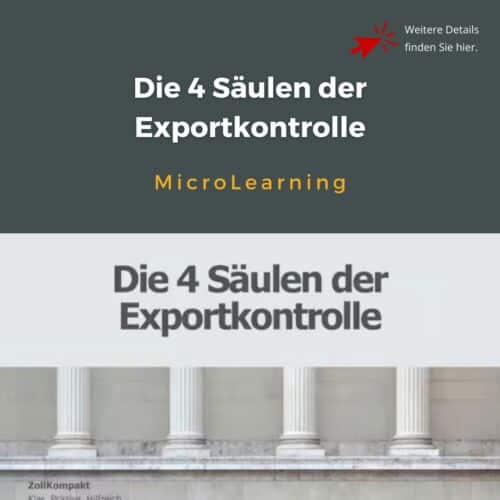 Die 4 Saeulen Der Exportkontrolle 2026, EUWISA GMBH