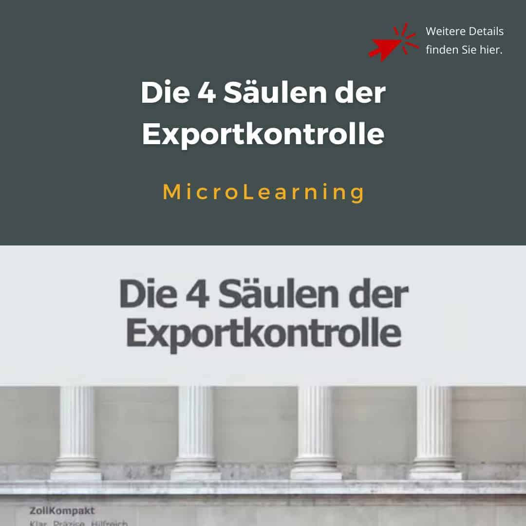 Die 4 Saeulen Der Exportkontrolle 2026, EUWISA GMBH