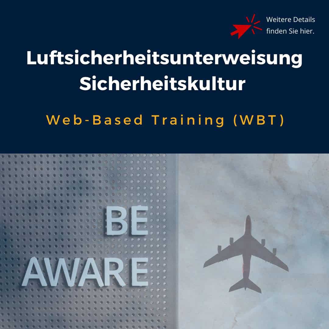 WBT Luftsicherheitsunterweisung 2026, EUWISA GMBH