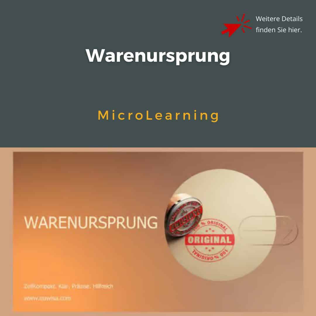Warenursprung 2026, EUWISA GMBH