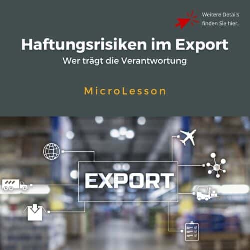 Haftungsrisiken Export,Verantwortung Exportgesch&auml;ft,Haftung Gesch&auml;ftsleitung,Organisationsverantwortung,&sect;130 OWiG,Exportkontrolle Haftung,Compliance Export,ICP Exportkontrolle,Haftungsfallen Export,Mitarbeitendenhaftung,Sanktionslistenpr&uuml;fung Haftung,Dokumentation Export,Schulung Exportkontrolle